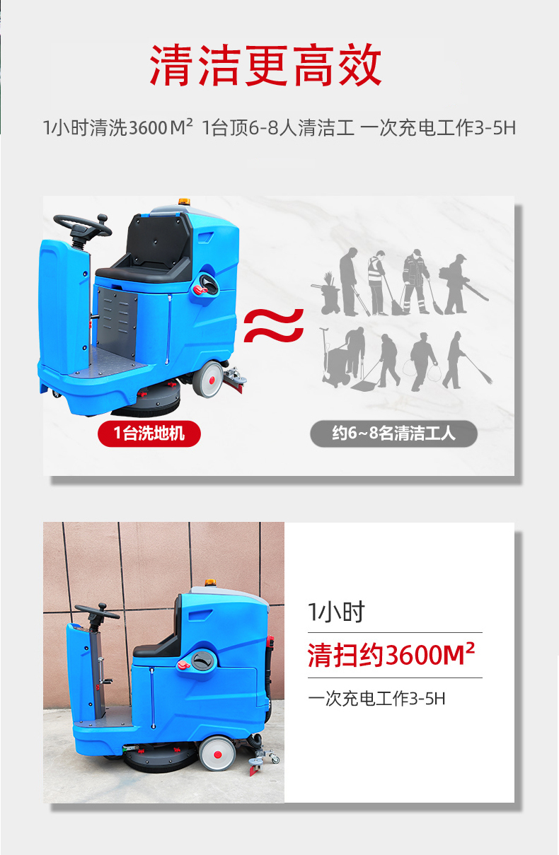 郑州驾驶式洗地机更适合用在高铁站