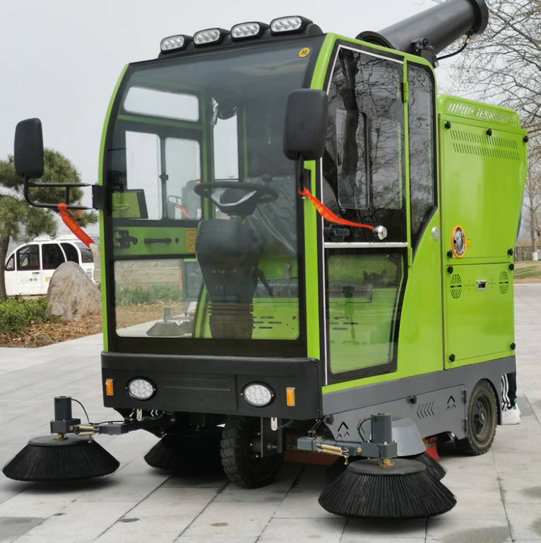 郑州道路清洁广泛应用电动环卫清扫车